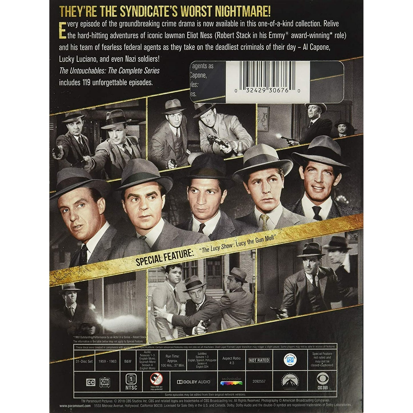 The Untouchables: The Complete Collection (DVD),Crime