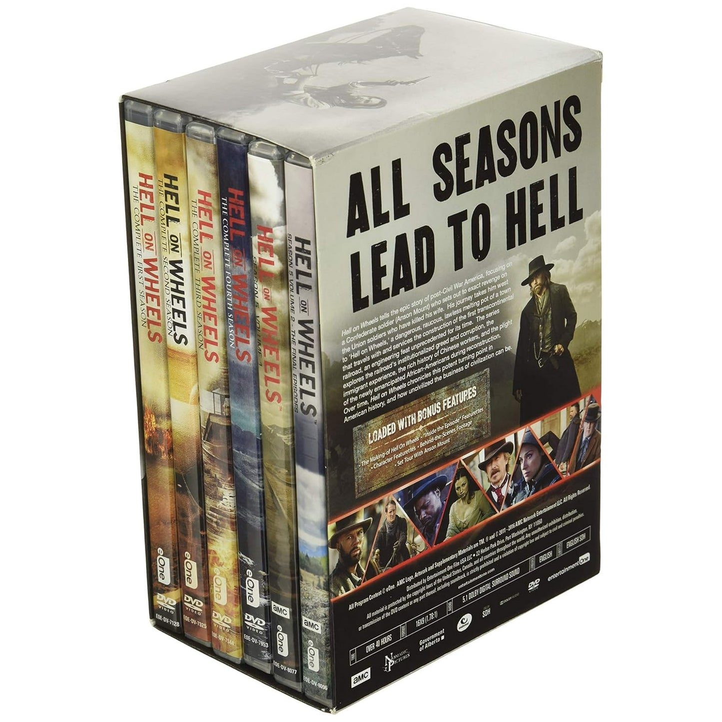 Hell On Wheels Complete Series (DVD),Drama