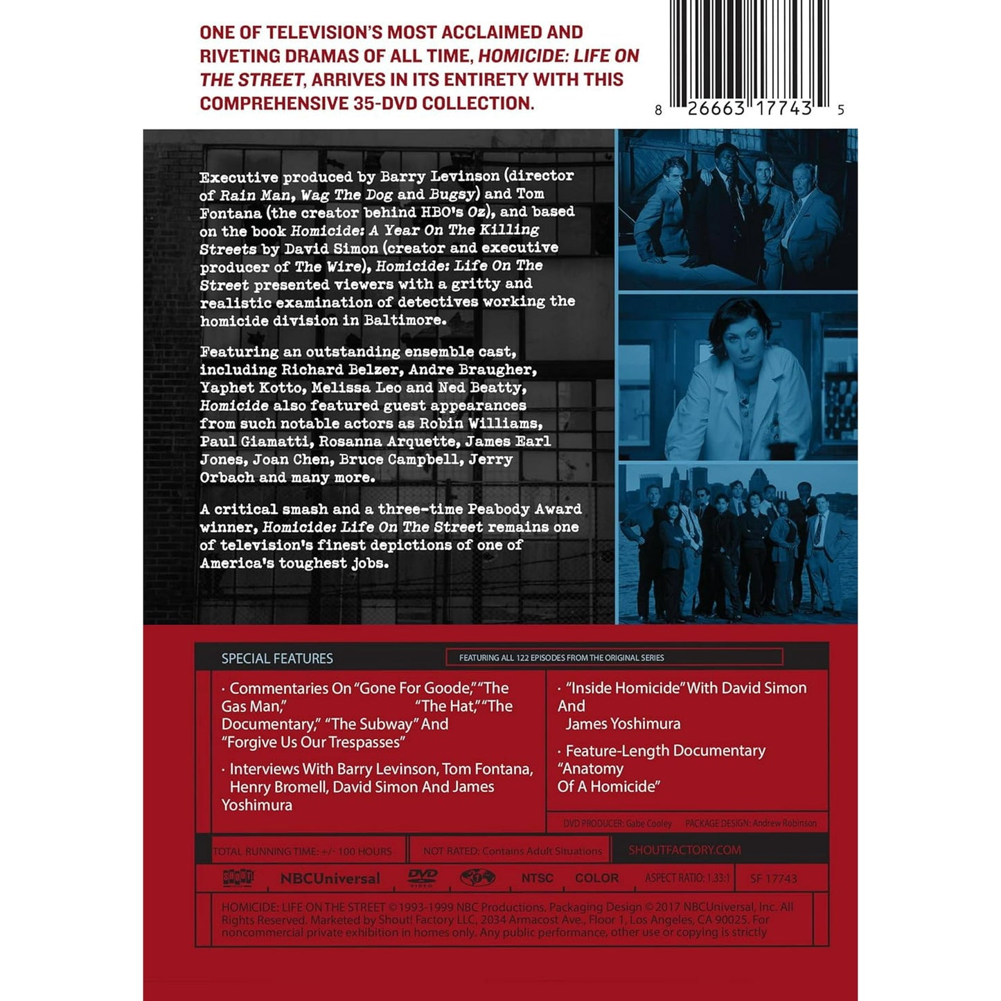 Homicide: Life on the Street - The Complete Series (DVD),Television/Crime