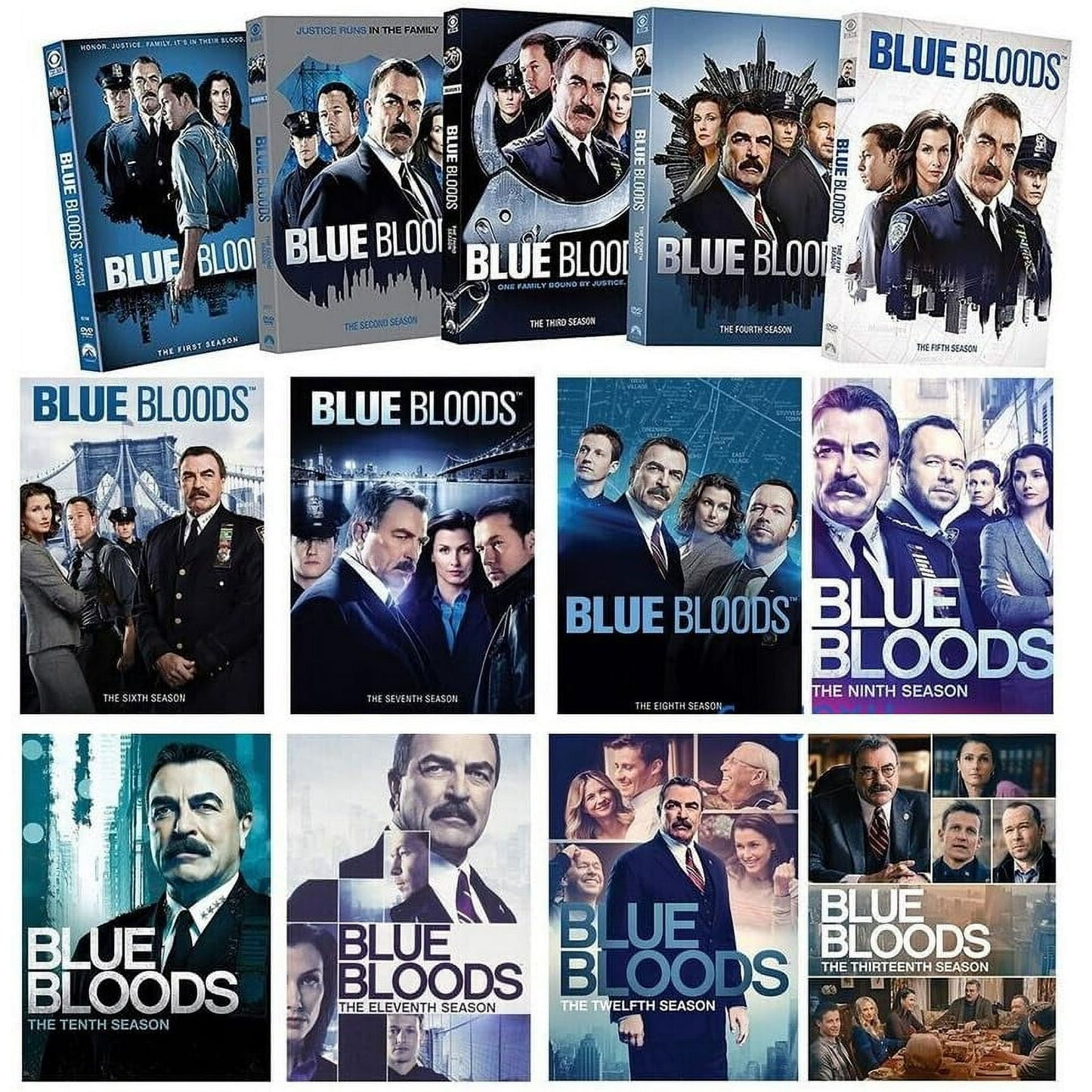 Blue Blood Season 1 to 13 complete Series (DVD),Drama