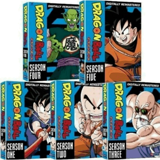 DRAGON BALL: Complete Series Seasons 1,2,3,4,5 DVD + Free Bonus Dragon Ball Super 10 DVD