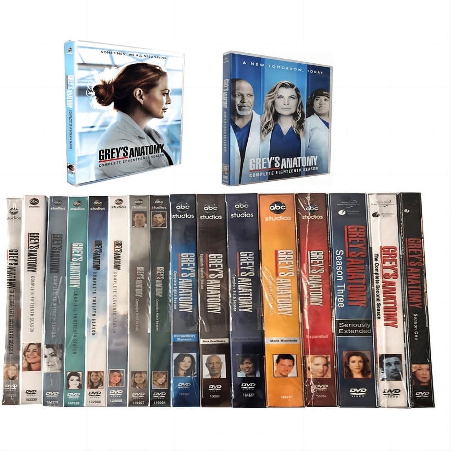 Grey's Anatomy S1-19 [DVD/Blu-ray][102 Discs, Medical Drama]