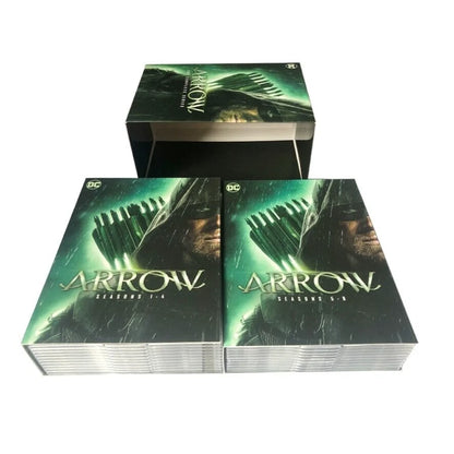 Arrow Season 1 - 8 [DVD][38 Discs,Action,Adventure,Science - Fiction]