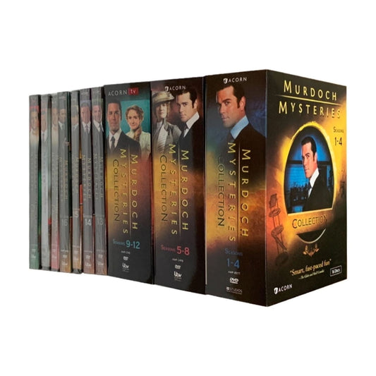 Murdoch Mysteries Season 1-16 + 3 Films [DVD][76 Discs, Period Crime Drama,Mystery]