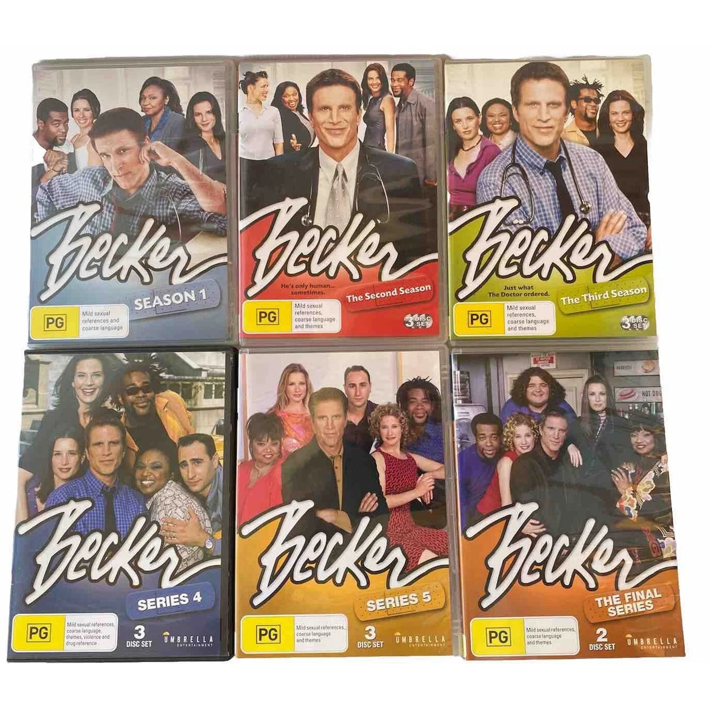 Becker: The Complete Series Season 1-6 [DVD ][17 Discs, Sitcom, Black Comedy]
