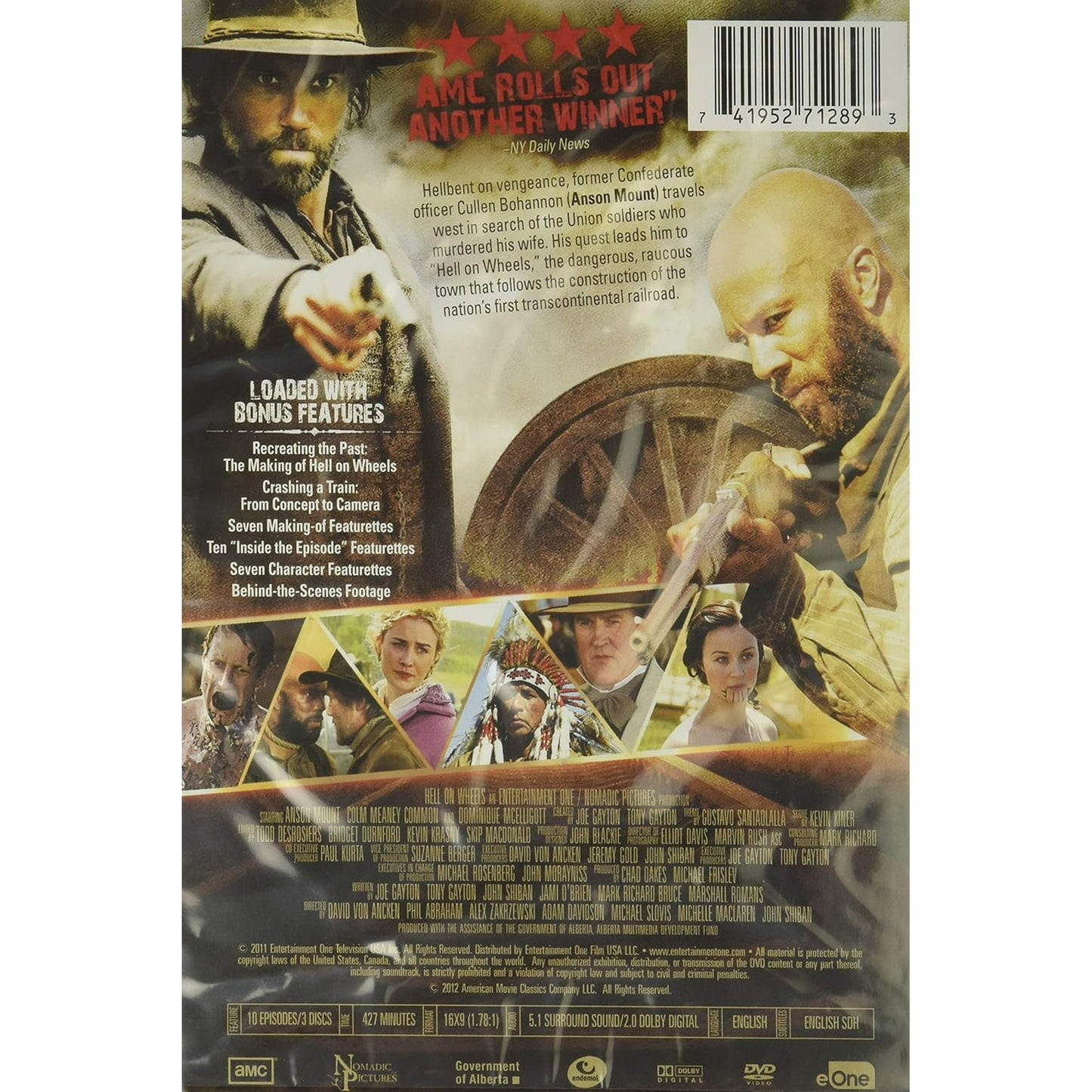 Hell On Wheels Complete Series (DVD),Drama