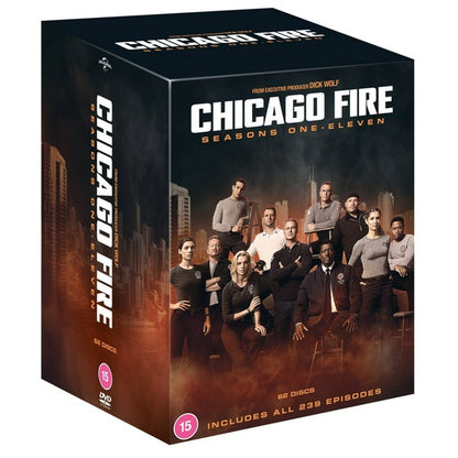 Chicago Fire Season 1-11 [DVD][60-Discs] (Drama, Action, Emergency Services, Compatible with all DVD players)