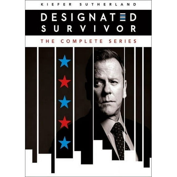 Designated Survivor: The Complete Series [DVD] (15 Discs) (Drama, Mystery, Thriller, Compatible with All DVD Players)