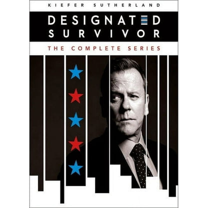 Designated Survivor: The Complete Series [DVD] (15 Discs) (Drama, Mystery, Thriller, Compatible with All DVD Players)