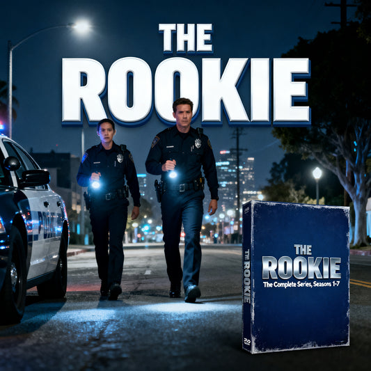 THE ROOKIE, The Complete series, Seasons 1-7 [DVD][25 Discs] (Crime, Drama, Action, Police Procedural, Compatible with All DVD Players)