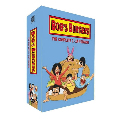 Bob's Burgers: Seasons 1-14 Complete Collection [39-Disc DVD Set] (Comedy, Animation, Family, Sitcom, Compatible with All Region 1 DVD Players)