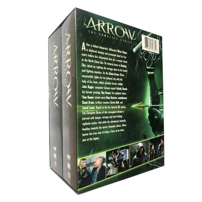Arrow Season 1 - 8 [DVD][38 Discs,Action,Adventure,Science - Fiction]