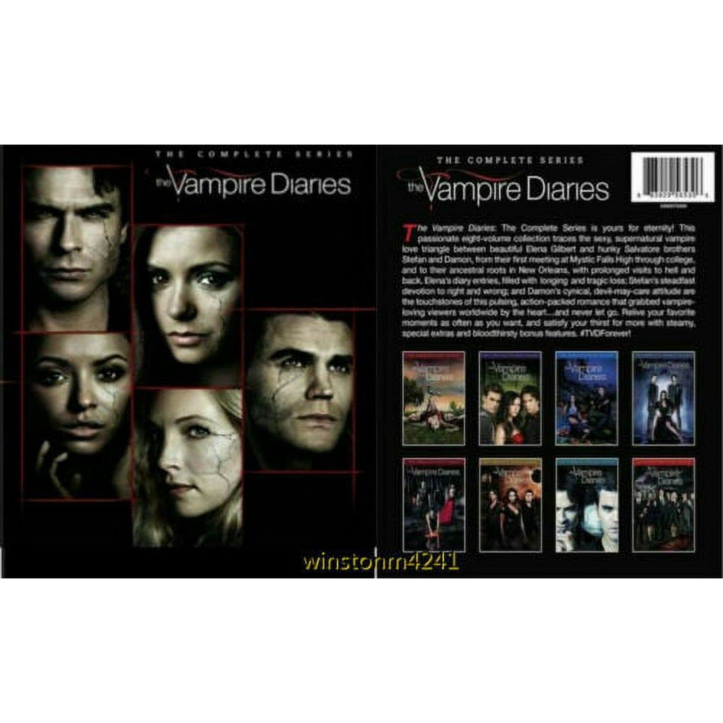 The Vampire Diaries Complete Series Season 1-8 Bundle Complete Series
