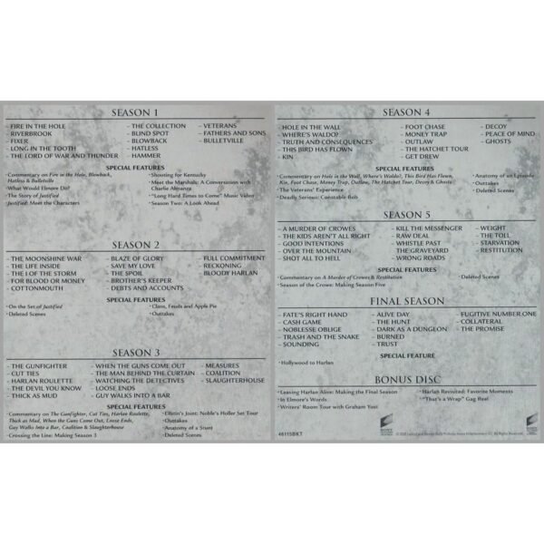 Justified: Seasons 1-6 £¨DVD£©,Drama