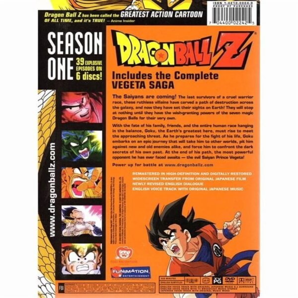 Dragon Ball Z: The Complete Seasons 1-9 [54-Disc DVD Collection] (Anime, Action, Adventure, Fantasy, Compatible with All Region DVD Players)
