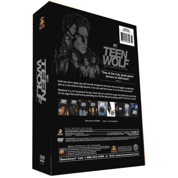 Teen Wolf Season 1 - 6 The Complete Series [DVD][27 - Discs] (Drama/Horror/Supernatural, Compatible With All DVD Players)