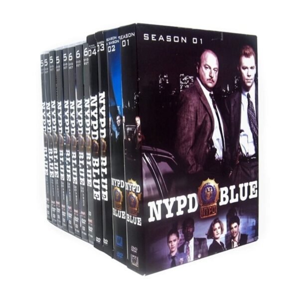 NYPD Blue Season 1-12 The Complete Series [DVD][63-Discs] (Drama/Crime, Compatible with all DVD players)