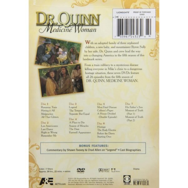 Dr. Quinn, Medicine Woman Season 1 - 6 [DVD][42 Discs](Compatible with most DVD players)